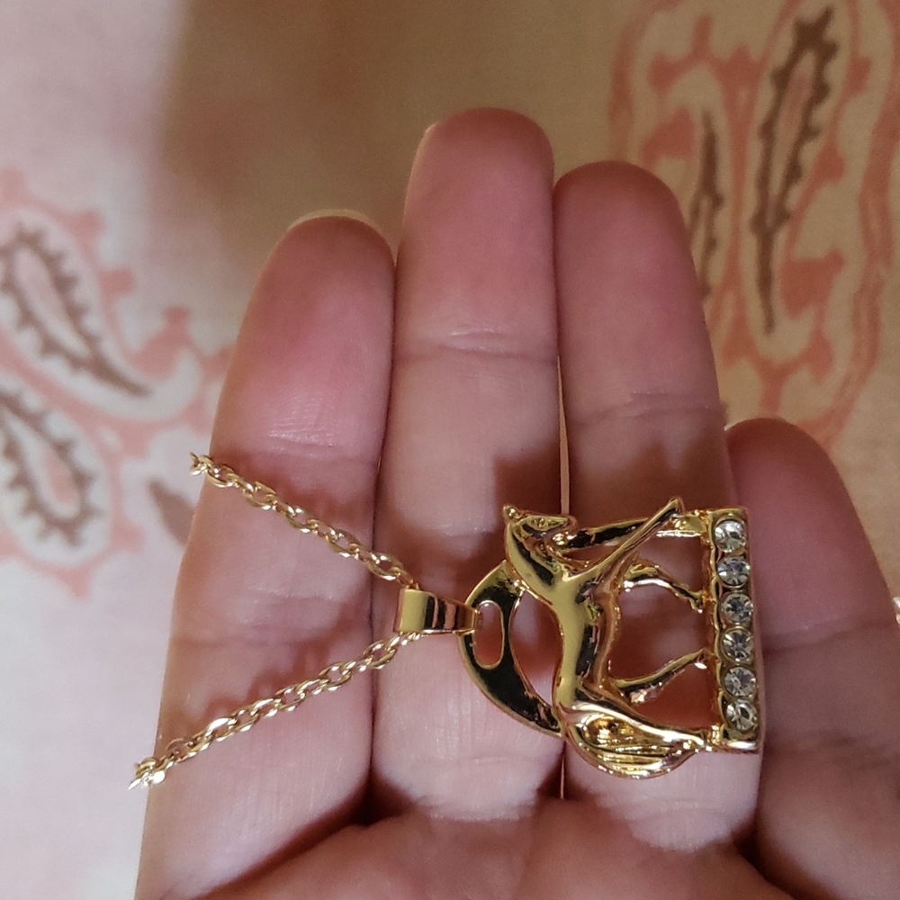 Saddle Stirrup Necklace. Horse Pony Equestrian Equine Horse Saddle Vaquero Rodeo - Picture 13 of 14